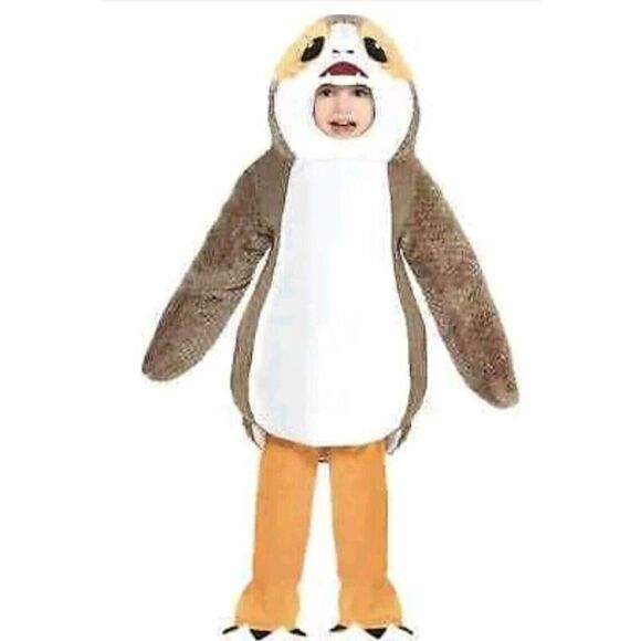 Amscan Other - Star Wars PORG Costume Toddler Kids Size 3-4 Warm Halloween Tunic Disney